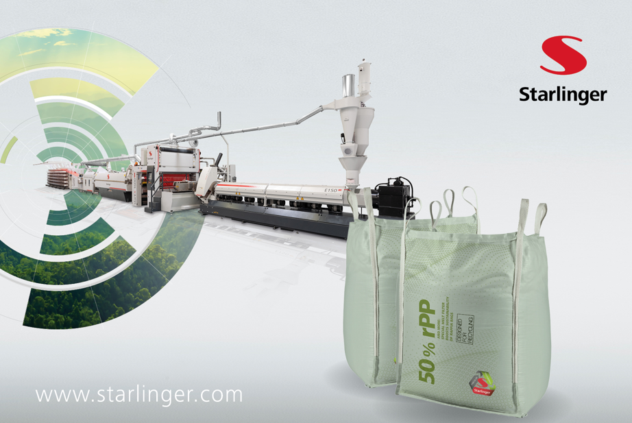 Starlinger: Closed-loop technology for woven PP bags